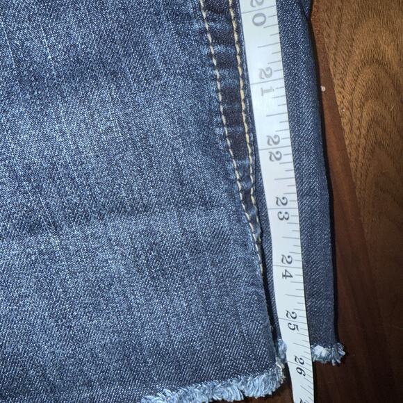 BKE Lexi Stretch Skinny Leg Jeans Low Rise Distressed Embellished 32 - Picture 6 of 6